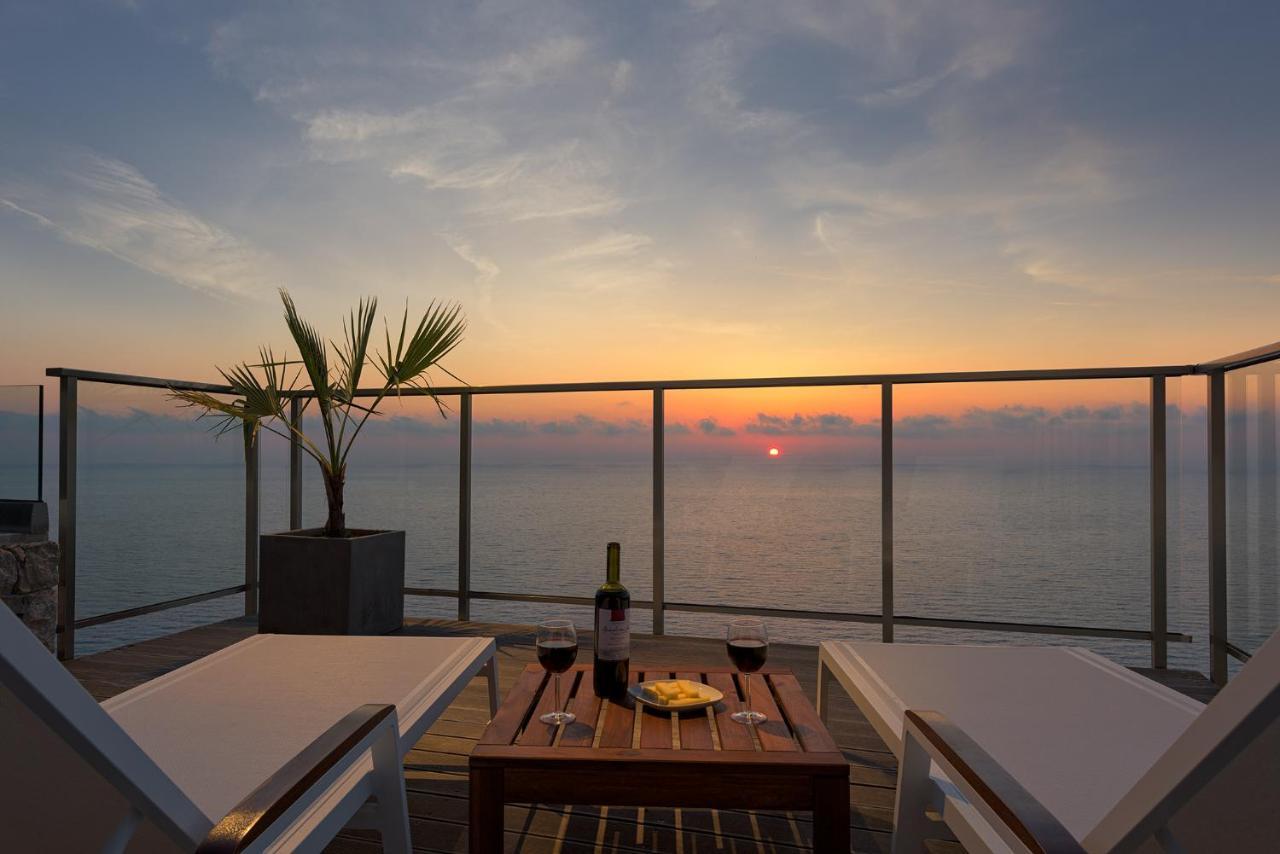 Kathisma Bay Villas - Luxury Villas - Villa Helios Kalamítsi Eksteriør bilde