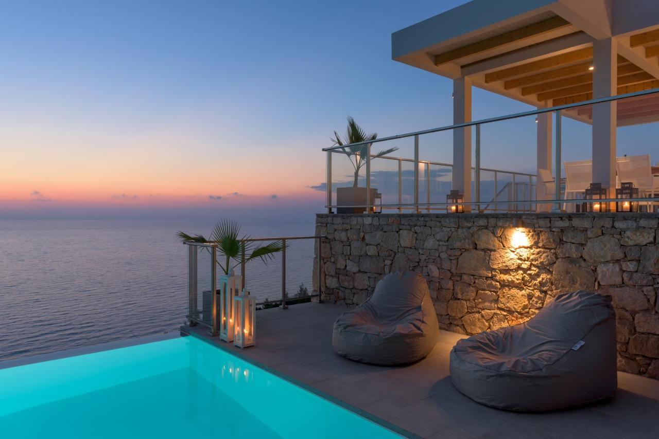 Kathisma Bay Villas - Luxury Villas - Villa Helios Kalamítsi Eksteriør bilde