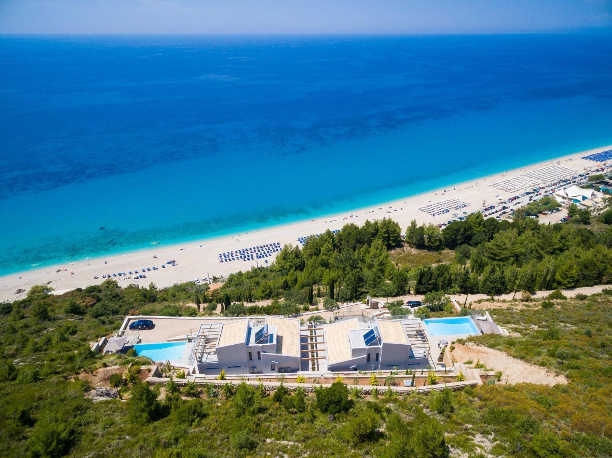 Kathisma Bay Villas - Luxury Villas - Villa Helios Kalamítsi Eksteriør bilde