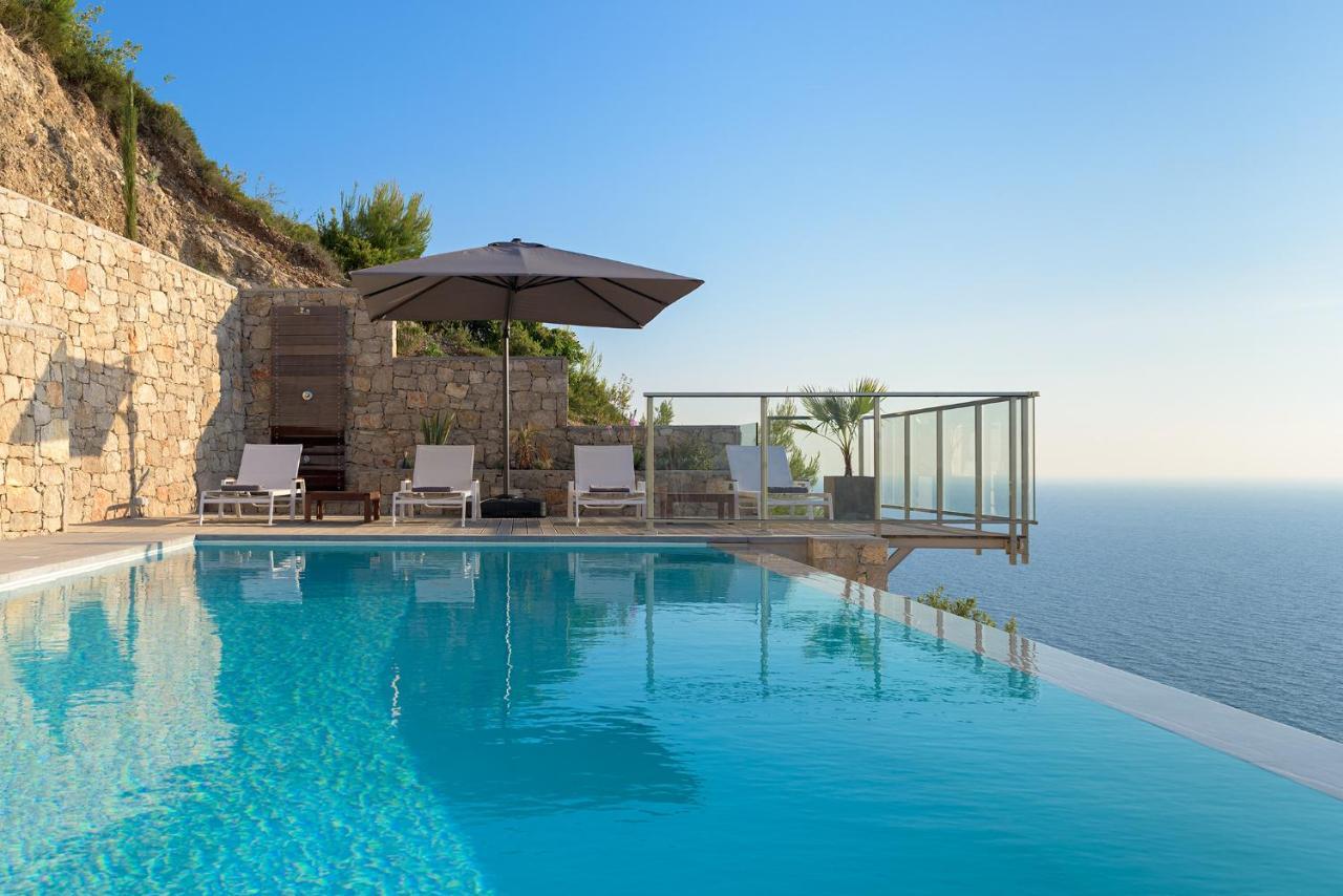 Kathisma Bay Villas - Luxury Villas - Villa Helios Kalamítsi Eksteriør bilde