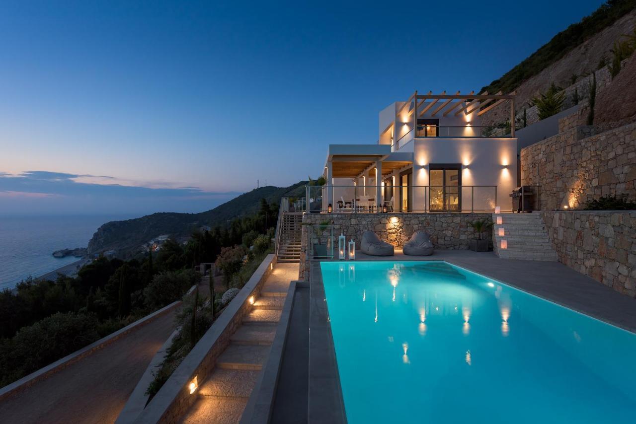 Kathisma Bay Villas - Luxury Villas - Villa Helios Kalamítsi Eksteriør bilde